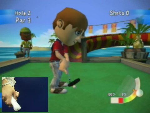 Crazy Mini Golf : Avec le Wii MotionPlus