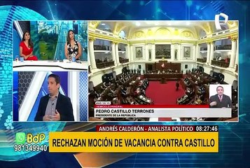 Calderón: Parece haberse consolidado un "pacto explícito" de estabilidad crítica entre Gobierno y Legislativo
