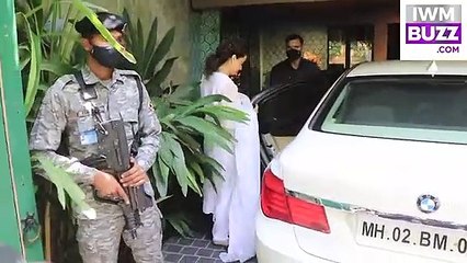 Kangana Ranaut Snapped At Her Office In Bandra