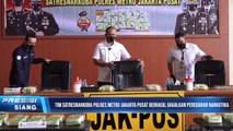 Satresnarkoba Polres Metro Jajarta Pusat Gagalkan Peredaran Narkotika Jaringan Sumatera Selatan Lampung Jakarta