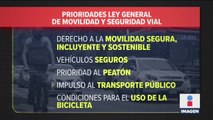 Diputados aprueban Ley General de Movilidad y Seguridad Vial