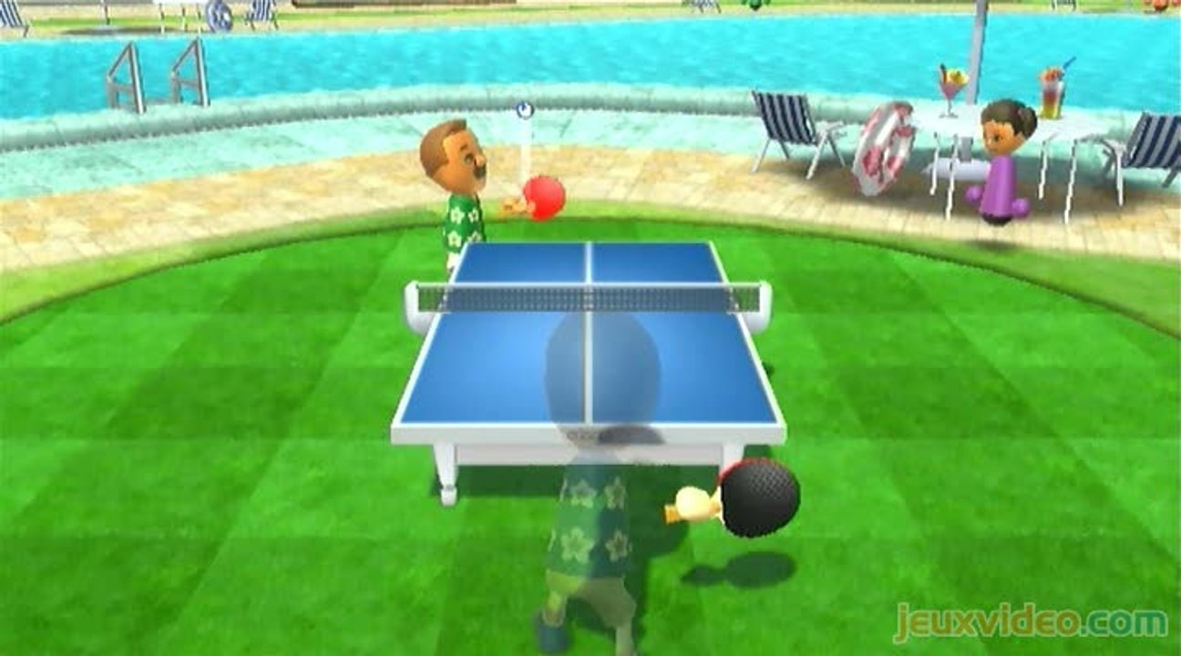 Wii Sports Resort : Tennis de table