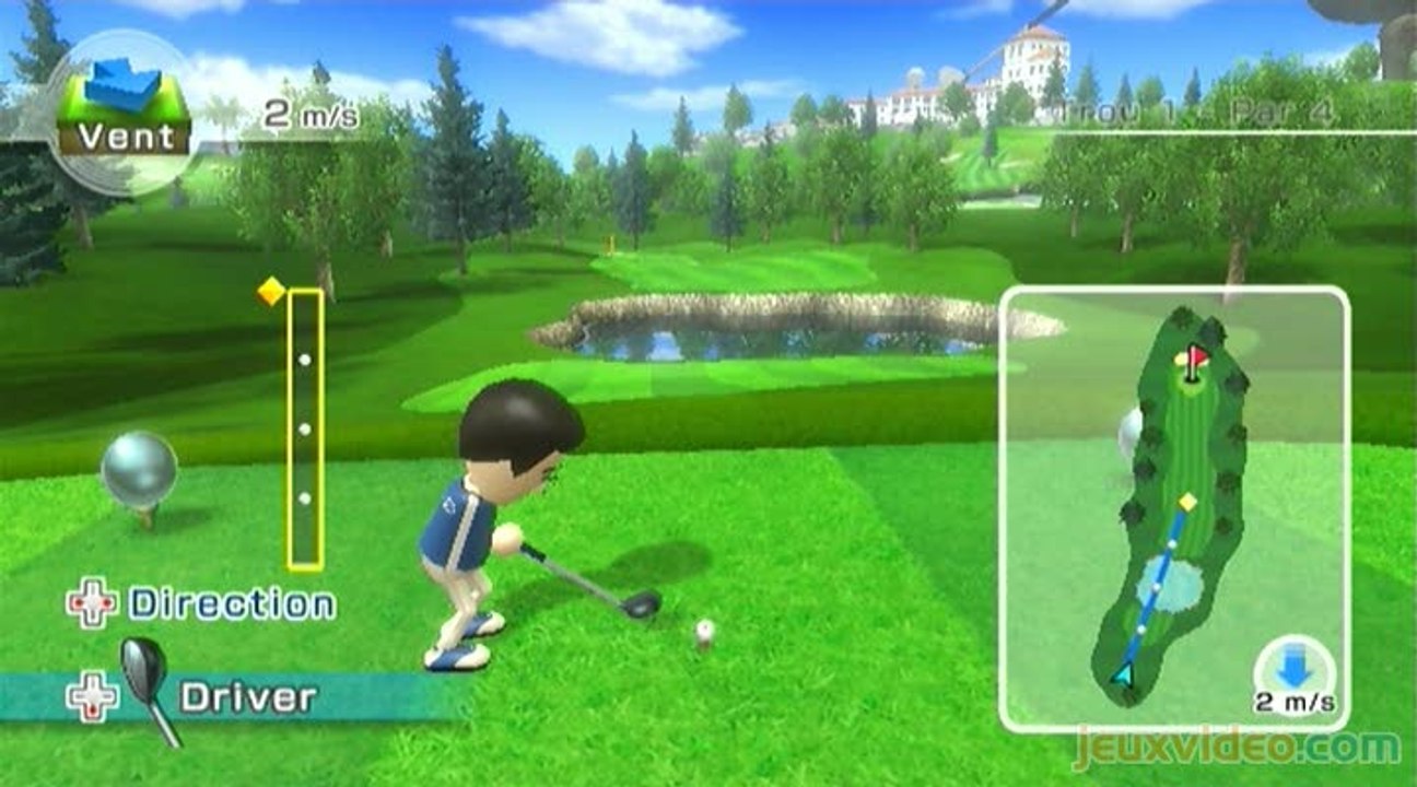 Wii Sports Resort : Golf - 3 trous