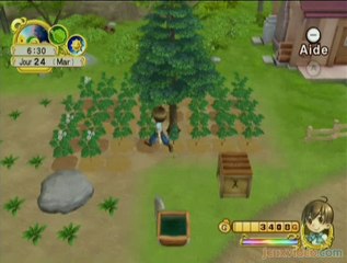 Harvest Moon : L'Arbre de la Sérénité : 1/2 : gameplay général