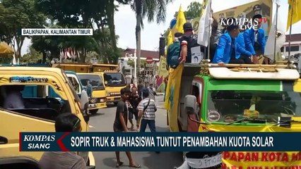 Demo Tuntut Penambahan Kuota Solar di Balikpapan, Ada Pihak yang Sebabkan Sulit Dapat Solar!