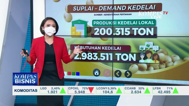 Produksi Kedelai Lokal dengan Kebutuhan Tidak Seimbang, Hanya Mampu Penuhi 10 Persen dari Kebutuhan