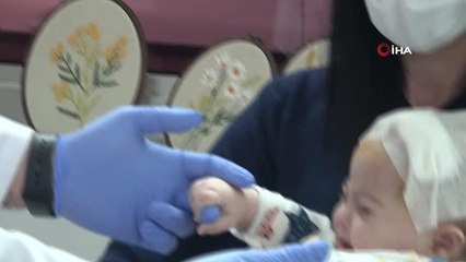 Gürcistan'da tedavi olamayan Niko bebek, Samsun'da sağlığına kavuştu