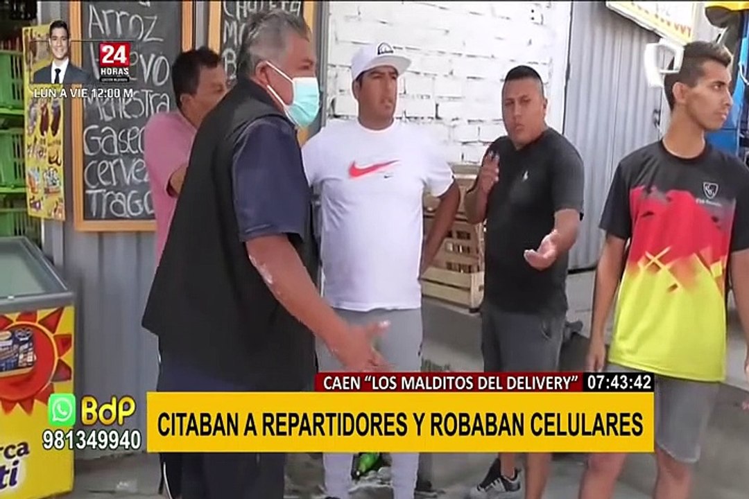 Caen "Los malditos del delivery": citaban a repartidores para robar celulares de alta gama
