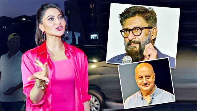 Urvashi Rautela Speaks About Vivek Agnihotri & Anupam Kher