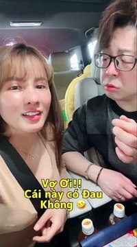 Clip: Phản ứng của chồng Bà Nhân Vlog khi thấy nhan sắc vợ khác lạ