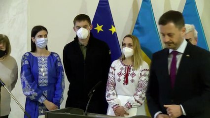 NAŽIVO po 16_00_ Prijatie starostu ukrajinského mesta Melitopoľ premiérom E. Hegerom