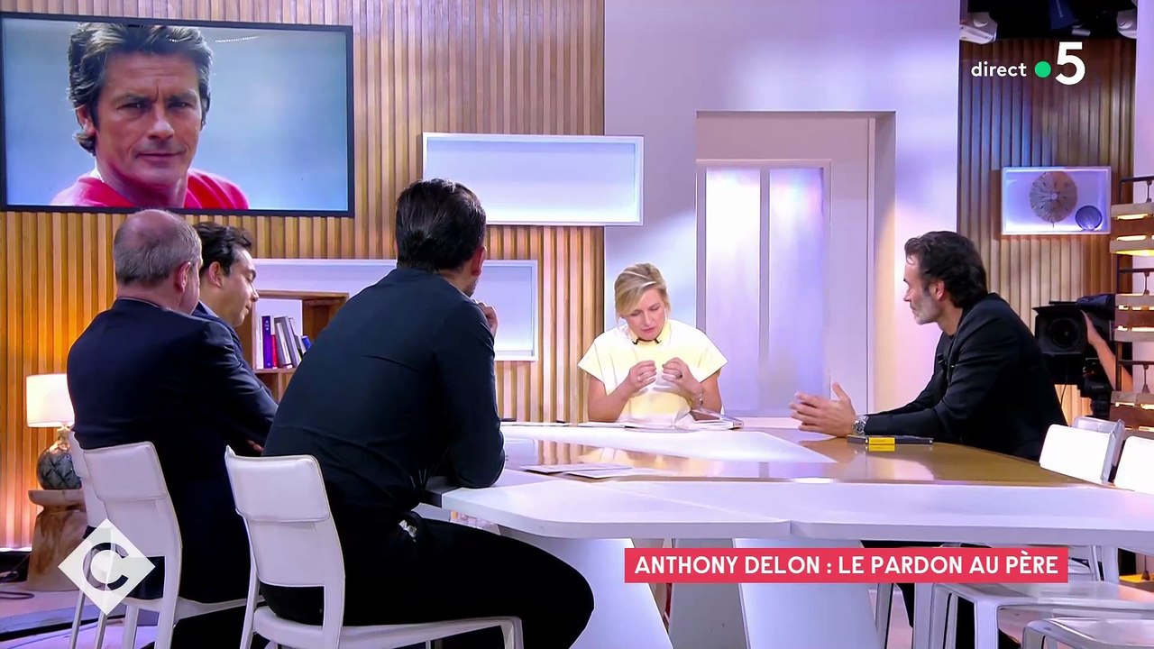 Anthony Delon répond sèchement à Anne-Elisabeth Lemoine sur le plateau de "C à Vous" sur France 5: "Vous avez mal lu" - VIDEO