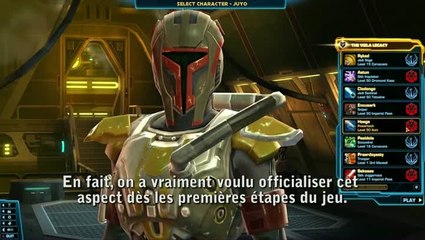 Star Wars : The Old Republic : Le système héritage
