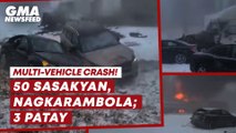 50 sasakyan sa Pennsylvania, nagkarambola; 3 patay | GMA News Feed
