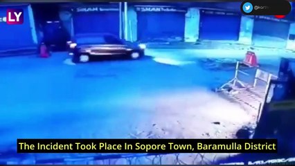 CRPF Camp In Jammu Targeted By A Woman, CCTV Captures Her Hurling A Bomb At The Gates