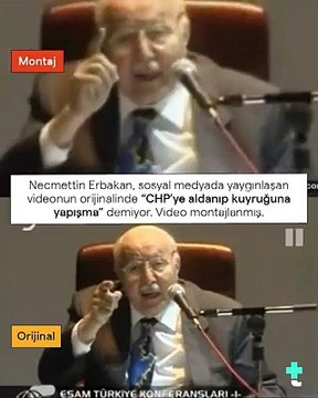 Yandaş medyadan Necmettin Erbakan'a makas! Bu sözlerini kırptılar