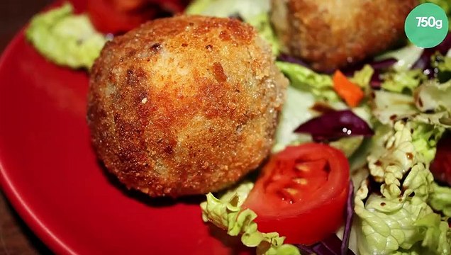 Cromesquis, boules pommes de terre, céleri et bœuf au 4 épices,