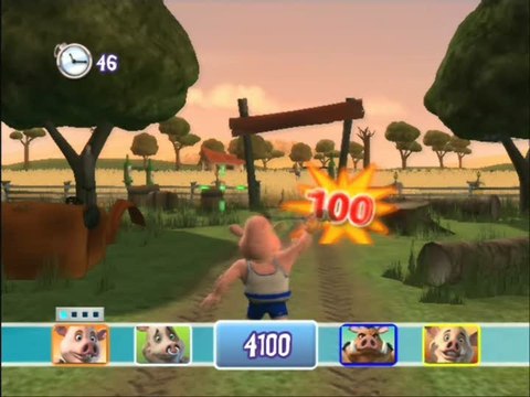 Farmyard Party : Mini-jeux cochons