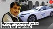 Amid Fuel Price Hike, Nitin Gadkari Arrives In Hydrogen-Powered Car