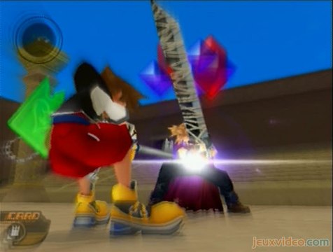 Kingdom Hearts Re : Chain of Memories : Versus Cloud
