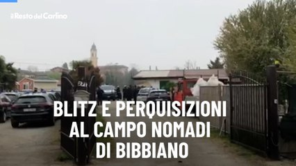 Blitz e perquisizioni al campo nomadi di Bibbiano