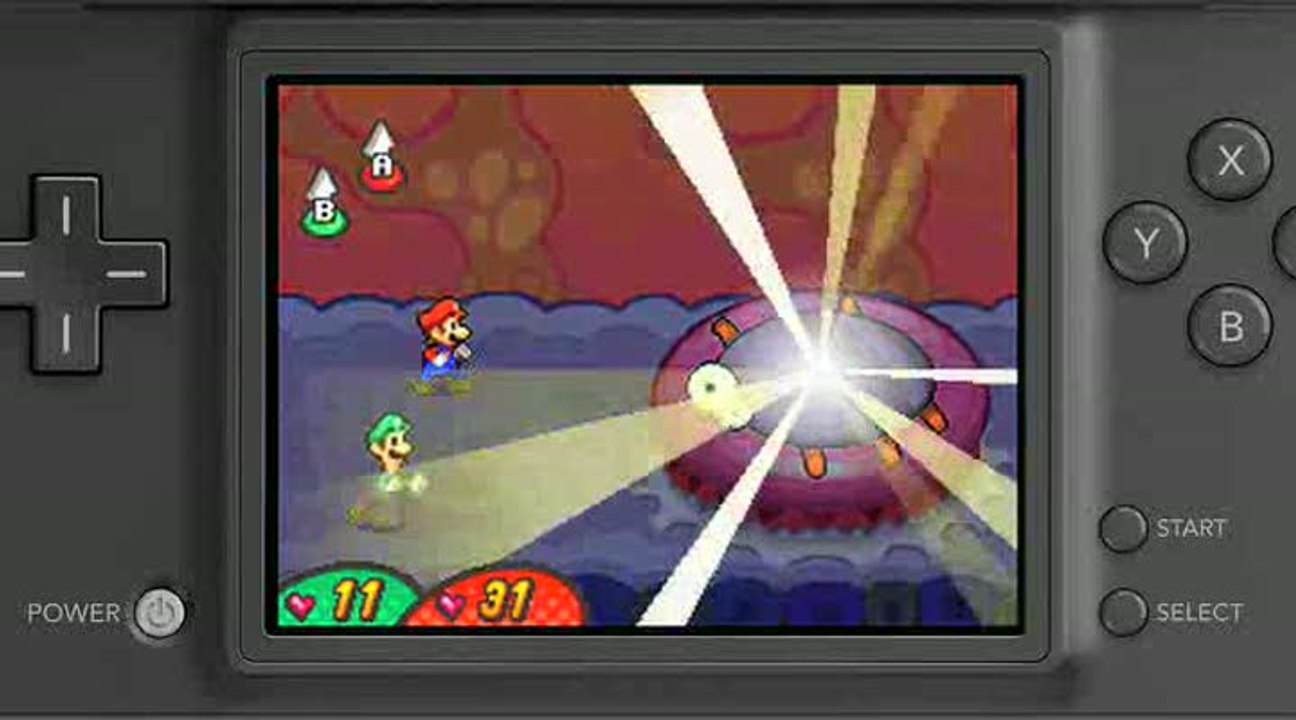 Mario & Luigi : Voyage au Centre de Bowser : Gameplay Mario & Luigi