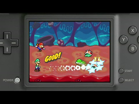 Mario & Luigi : Voyage au Centre de Bowser : E3 2009 : Gameplay