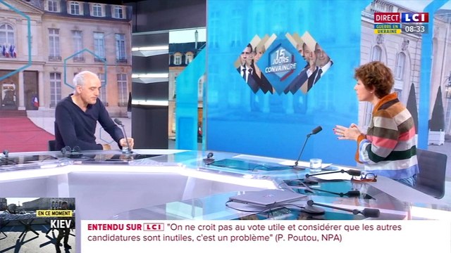 Ne me parlez pas comme ça ! : Philippe Poutou et Elizabeth Martichoux s'accrochent sur LCI