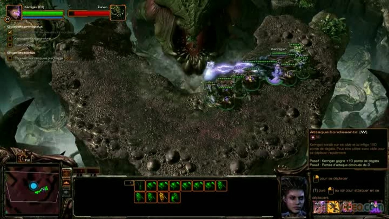 Starcraft II : Heart of the Swarm : Des combats de "boss"