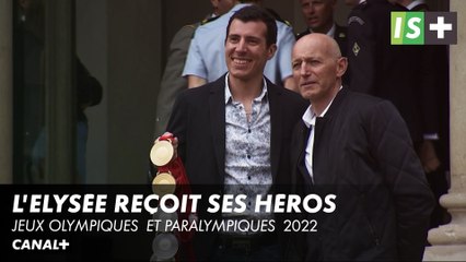 Les athlètes reçus à l'Elysée - Jeux Olympiques  et paralympiques  2022