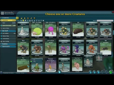 Spore Aventures Galactiques : L'éditeur de missions