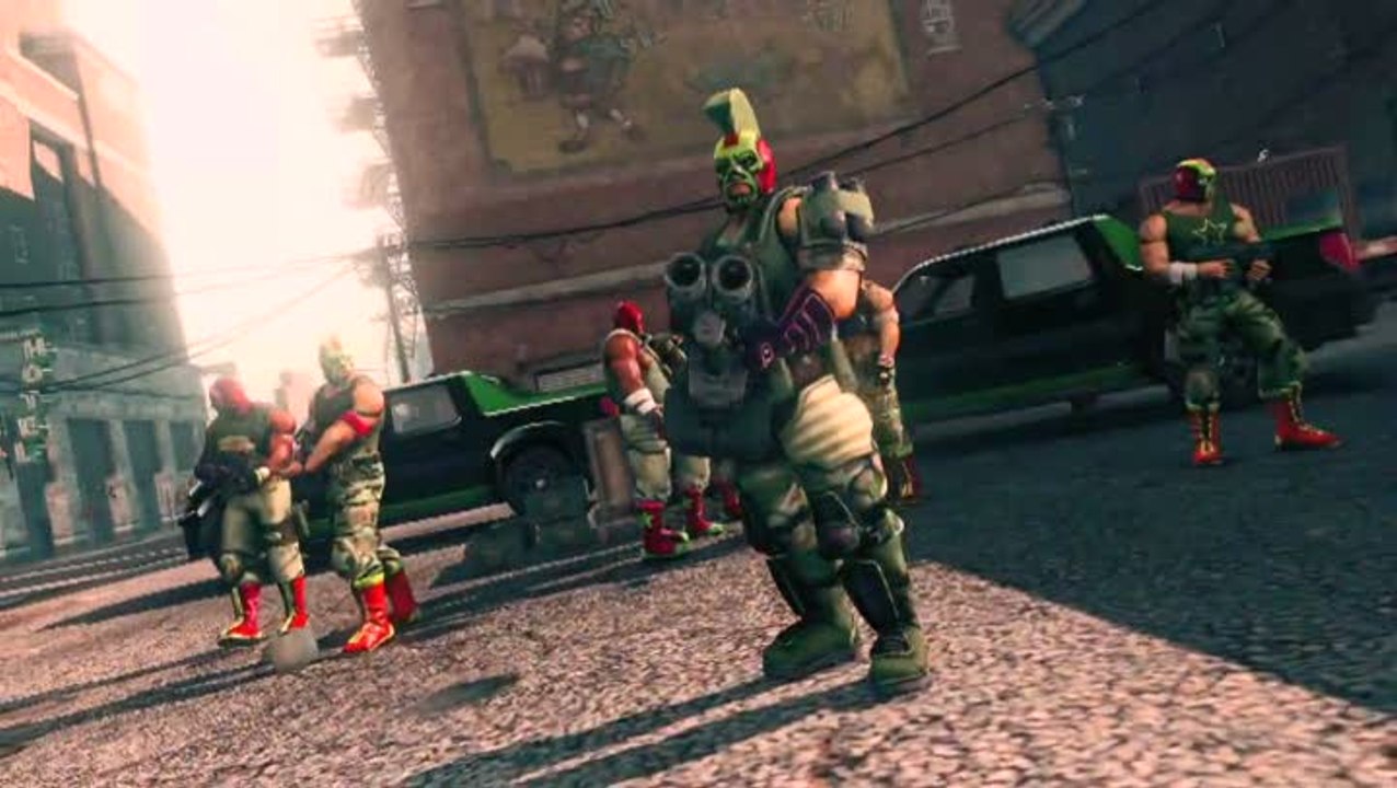 Saints Row : The Third : GC 2011 : Gangs et Lucha Libre