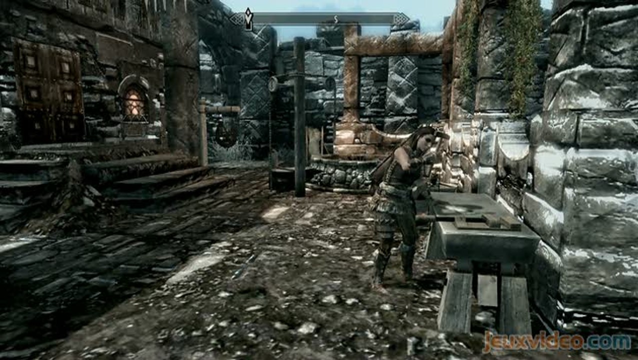 The Elder Scrolls V : Skyrim : Graphismes et inventaire