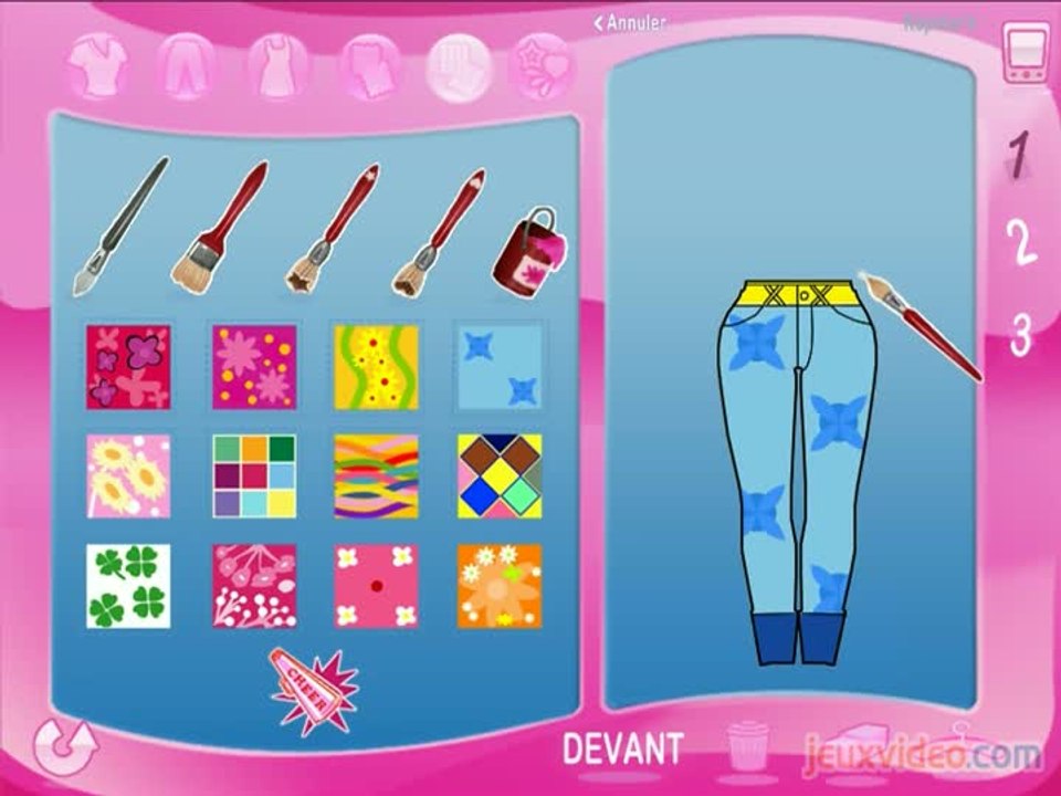 Barbie Styliste : Défilé de Mode : Création d'une tenue