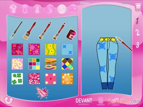 Barbie Styliste : Défilé de Mode : Création d'une tenue