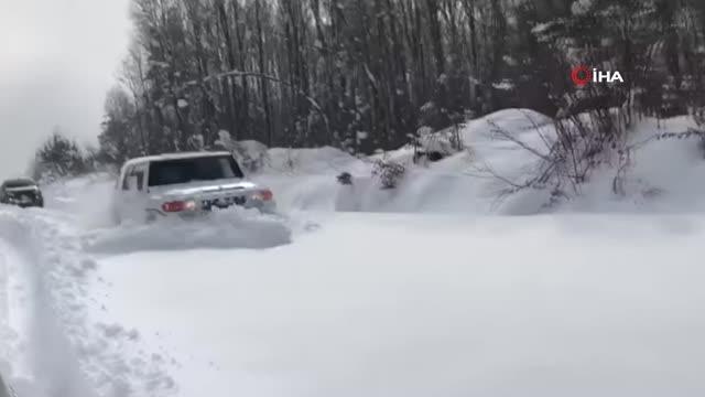 Off-Road tutkunları adrenalin dolu gün geçirdi