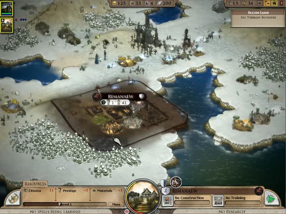 Elemental : War of Magic : Gameplay muet