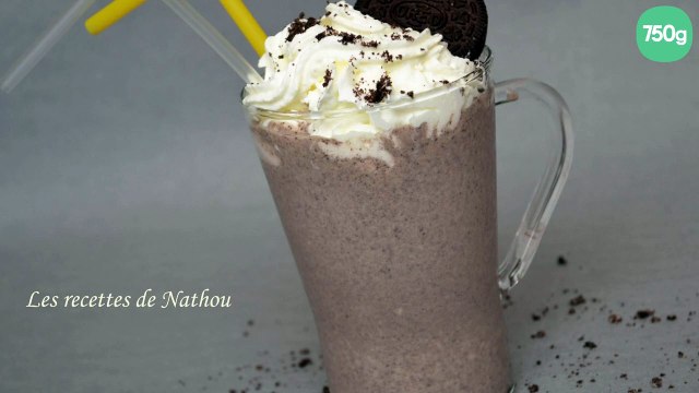 Milk-shake à la banane et Oréo