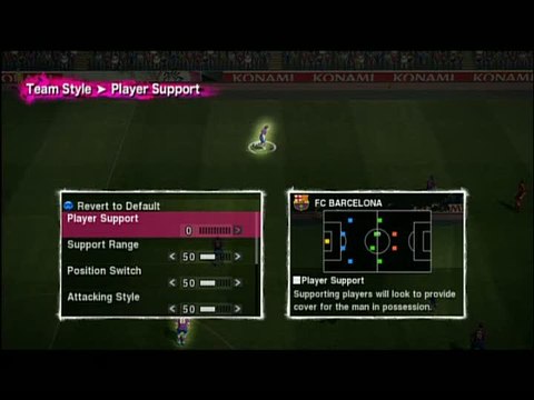 Pro Evolution Soccer 2010 : Les menus