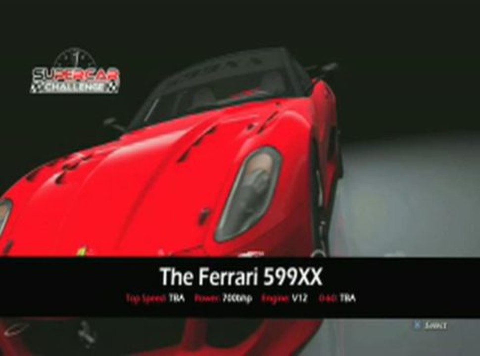 SuperCar Challenge : Ferrari 599XX