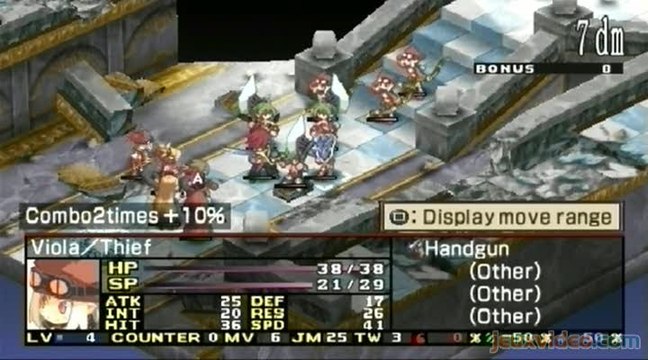 Disgaea 2 : Dark Hero Days : Combat déséquilibré