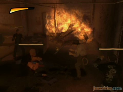 Indiana Jones et le Sceptre des Rois : Bagarre dans une maison en feu