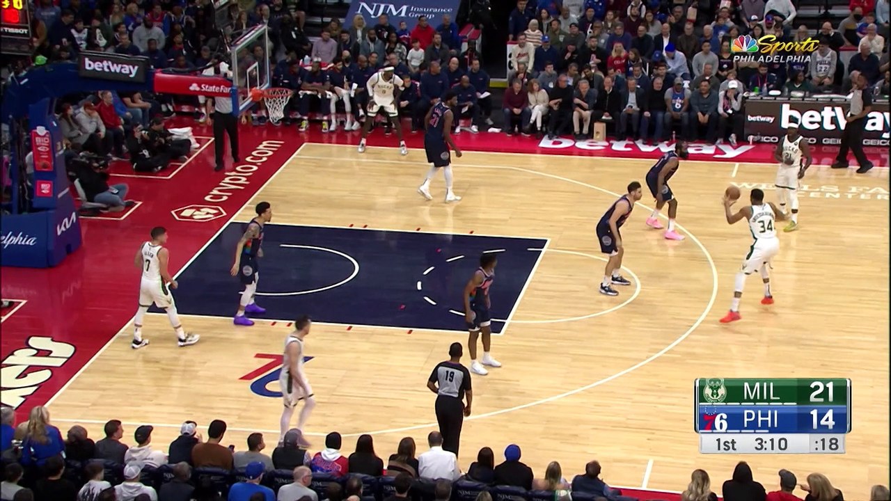 Highlights: Giannis rettet Bucks-Sieg gegen 76ers