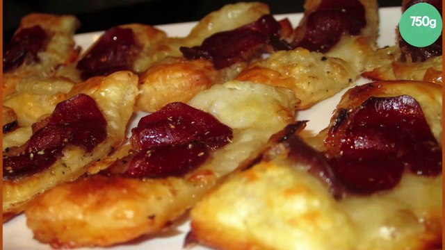 Tartes fines au magret séché