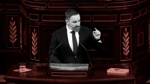 Abascal tilda a Sánchez de autócrata por actuar al margen del Parlamento y sus votantes