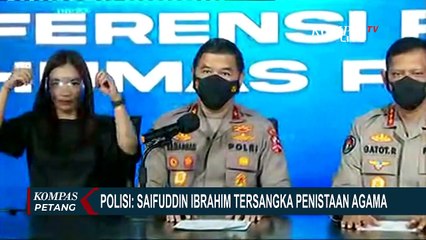 Berada di AS, Polisi Kerja Sama dengan FBI Kejar Tersangka Penistaan Agama Saifuddin Ibrahim