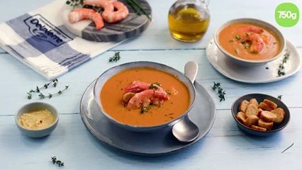 Bisque aux gambas