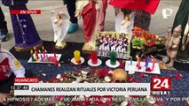 Perú vs. Paraguay: chamanes realizan sesión de limpieza de las camisetas peruanas
