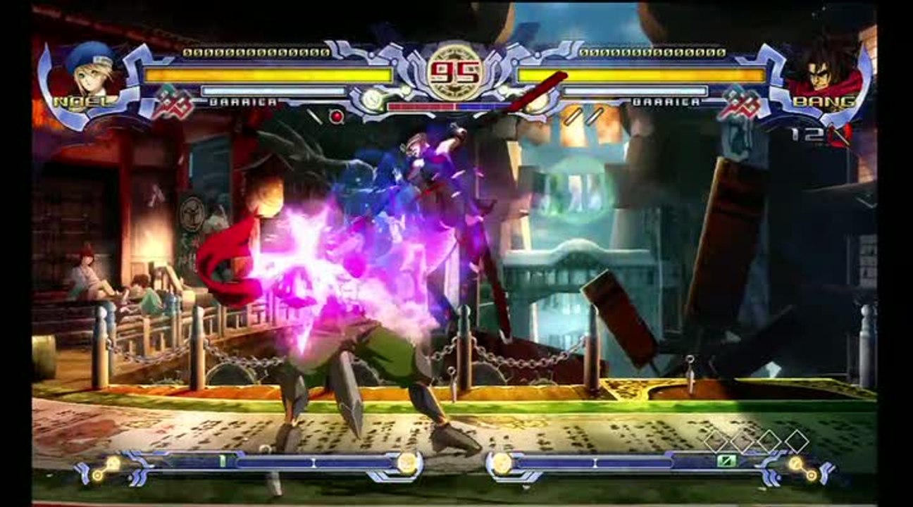 BlazBlue : Calamity Trigger : Noel vs Bang