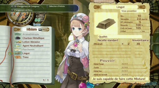 Atelier Rorona : The Alchemist of Arland : 1/2 : Viens dans mon chaudron